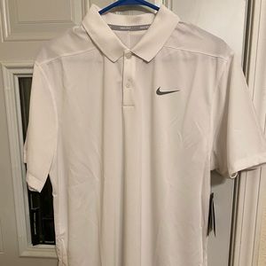 Nike, White Men's Hydroguard White Tee Shirt,